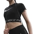 Kép 3/3 - Nike Pro Női Dri-FIT Rövid Ujjú Felső